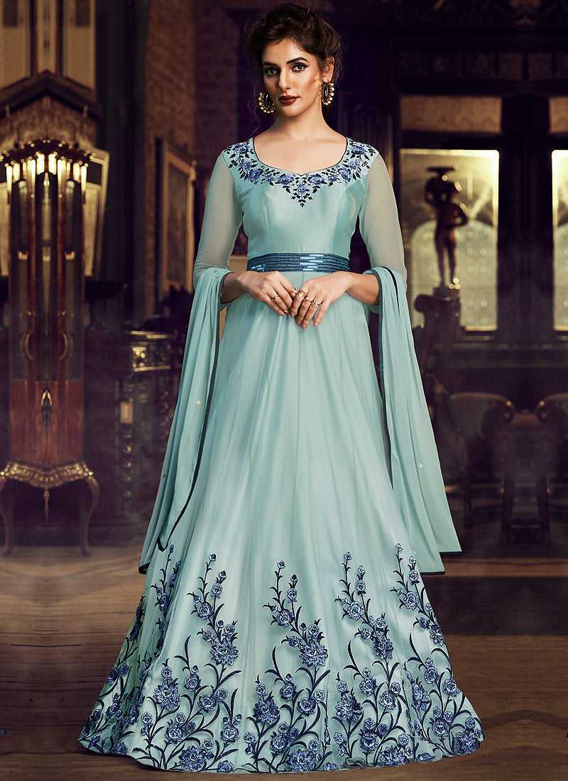 sky blue colour combinations indian dress Ferozi Colour Combination For  Punjabi Suits punjabi suits, | Blue colour dress, Combination dresses,  Colorful dresses